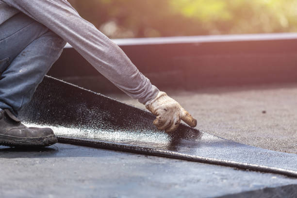 Professional Exterior Waterproofing technician working in Dearborn Heights, MI